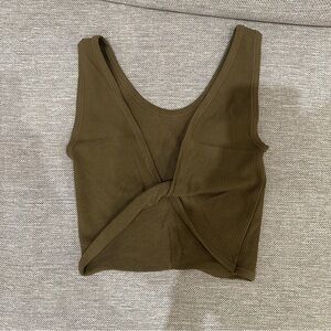 Urban Outfitters Twist Ribbed Tank